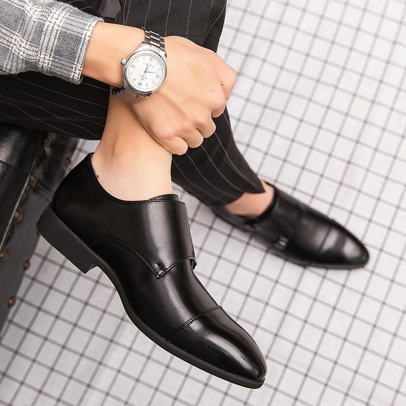 SAOLA Scarpe da sposa Oxford da uomo business britanniche pump punta pump oversize