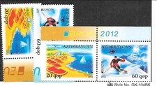 AZERBAIJAN Sc 981-2+982A NH SET+PAIR of 2012 - EUROPA