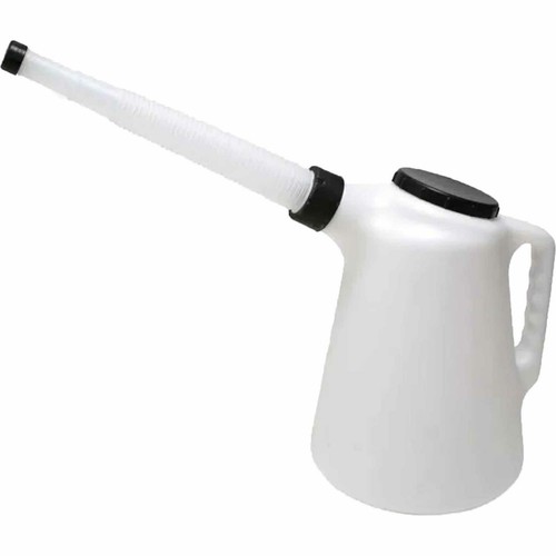 5 Litre Measuring Jug With Flexi Spout & Lid Fluid Fuel Oil Petrol Diesel - Picture 3 of 7