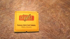 1930’S PFISTER HYBRIDS,THOMPSON SEED CO. WINDOM MINNESOTA, PULLMATCH MATCHBOOK