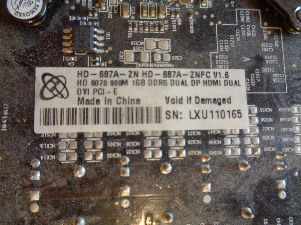 XFX AMD Radeon HD 6870 (HD-687A-ZNFC) 1GB / 1GB (max) GDDR5 SDRAM PCI Express x1 - Image 4 of 4