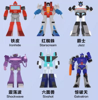 POP MART Transformer Generations Series Confirmed Blind Box Figure