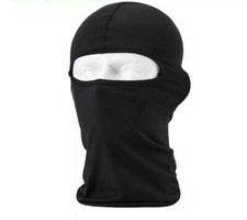 BALACLAVA BLACK 1 HOLE MEN WOME MASK SAS STYLE ARMY SKI HAT PAINTBALL POLYESTER