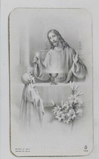 39261 Holy card - Santino 0852 - ricordo prima comunione - Licata 1950