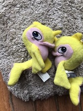 McDonald's Neopets YELLOW Flotsam 3" Plush STUFFED ANIMAL Toys/ Two Pack