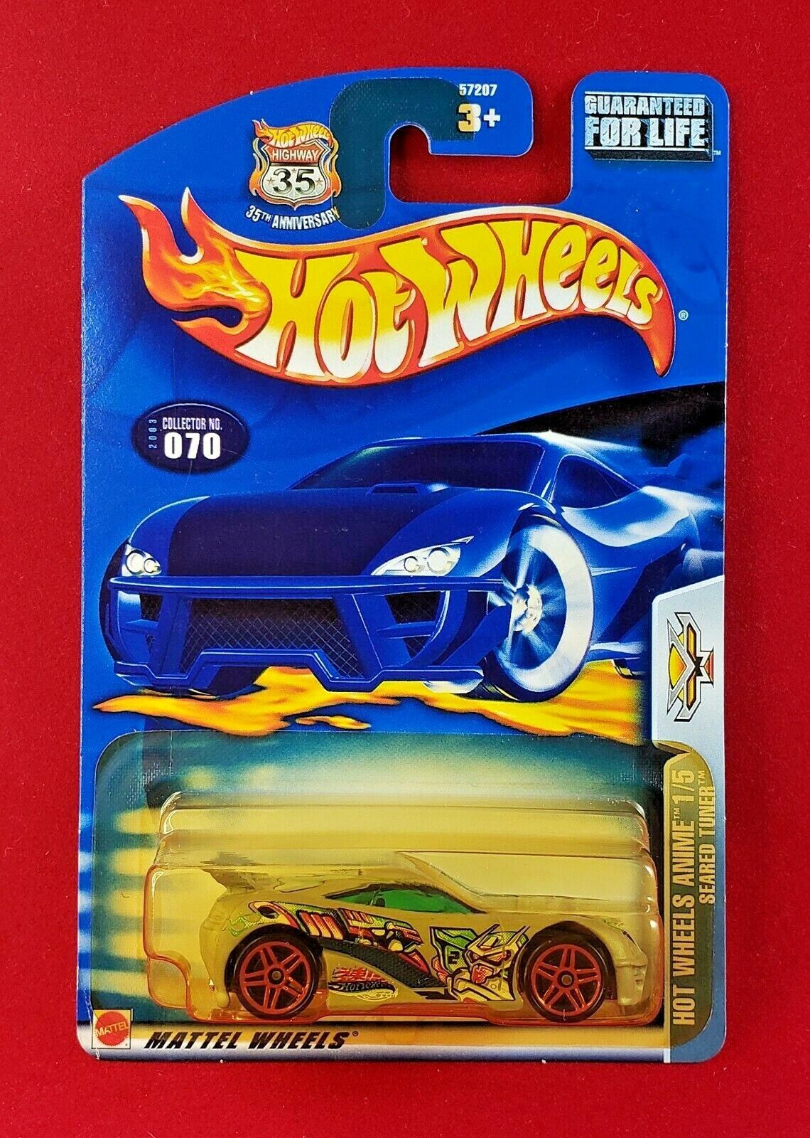 Hot Wheels 2003 Anime Series Seared Tuner #1 of 5 Collector No. 70 NEW Unopened