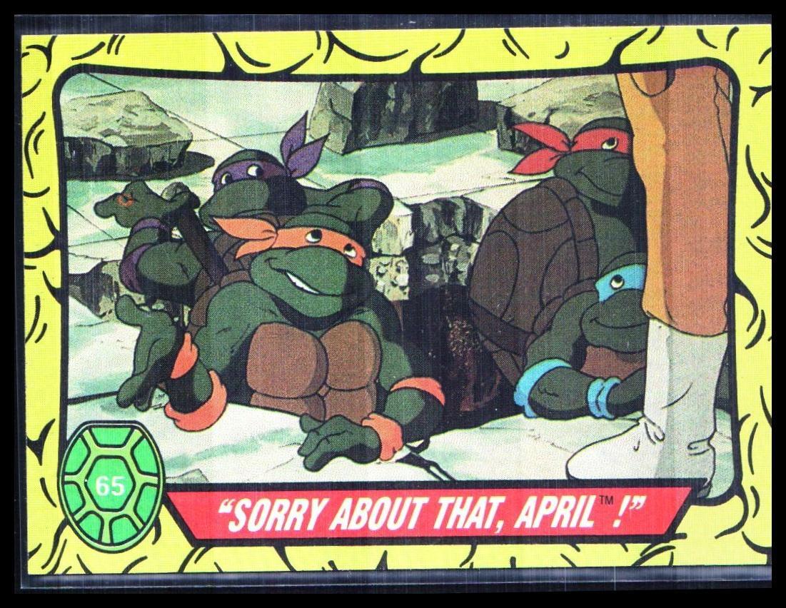 1989 Topps Teenage Mutant Ninja Turtles #65 
