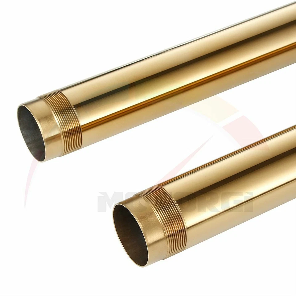 Tubos interiores dorados de la pata de la horquilla delantera para Suzuki GSX1300R Hayabusa 1999-2007 43x530 mm Foto 4 de 4