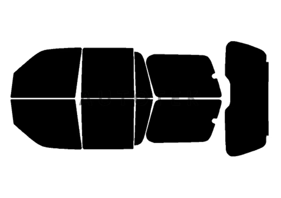 Película de ventana precortada en todos los lados cualquier tono para Lincoln Navigator 2003-2006 Foto 3 de 4