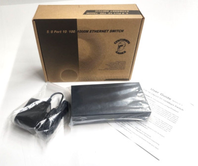CENTURION GAMES ETHERNET SWITCH IEEE802.3 5/8 PORT 10/100/1000M