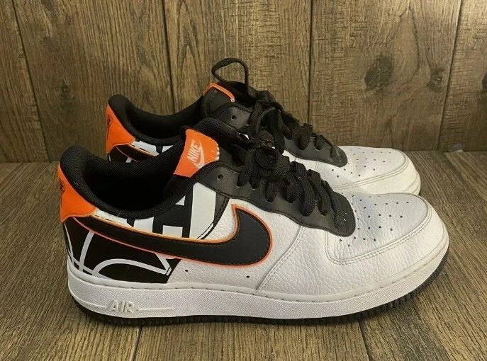 Nike Air Force 1 07 Lv8 Black Orange Black/orange for Men