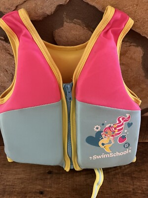 Girls Swim Trainer Vest Swim School Water Vest 2-4 Years Maxmium weight 33 lbs.