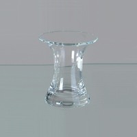 Vase Mundgeblasen Kristallglas Rosenvase Deko Glasvase formano Blumenvase