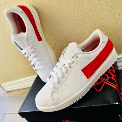 NEW! Unisex Nike Air Jordan 1 Centre Court White/University  display picture 3