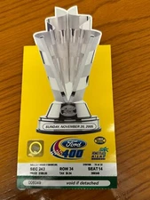 2005 Homestead NASCAR Cup Series ticket stub Greg Biffle WIN Tony Stewart Champ