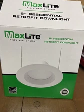 MaxLite Residential RETROFIT Downlight, 5"/ 6", 14W, 90CRI, 120V TRIAC DIMMING, 