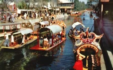 Floating Gardens Fine Resorts Night Life Of Xochimilco Mexico Postcard 1961