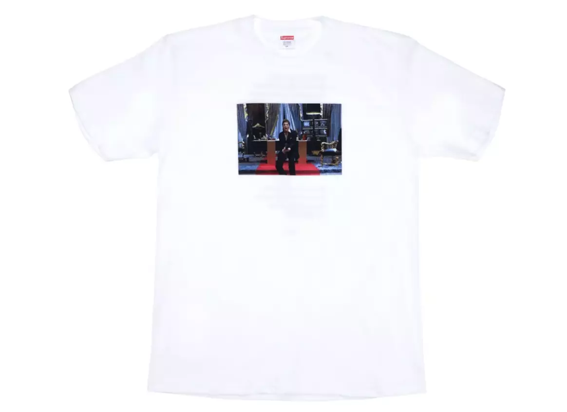 Chemise Supreme   Tee shirt Scarface Little Friend   Blanc Taille Medium   SS17 Neuf sans étiquette 