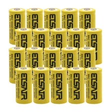 16340 Battery 2800mAh RCR123A Rechargeable 3.7V Li-ion Batteries For Torch Lot