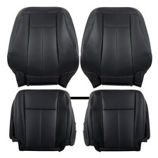 Black For 2007-2014 Ford Expedition Limited Front Leather Perforated Seat Cover