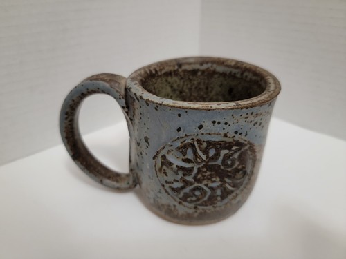 Vintage massiver Steinzeug Becher Scott Ny 1776, 1976 top Handarbeit Keramik