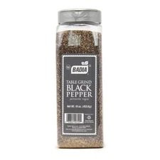 Black Pepper Table Grind 16 oz - Premium Seasoning for Cooking & Freshly Grou...