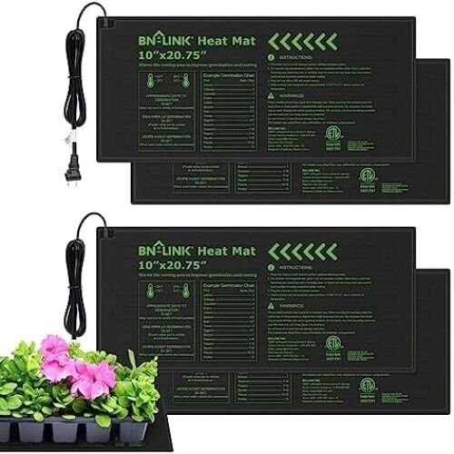 BN-LINK Durable Seedling Heat Mat Warm Hydroponic Heating Pad Waterproof