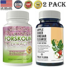 Forskolin Extract Weight Management  Apple Cider Vinegar Cleanse Detox Pills