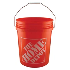 NEW Bucket 5 gal. Durable Utility Pail Buckets Steel Wire Handle 1PACK or 6PACK