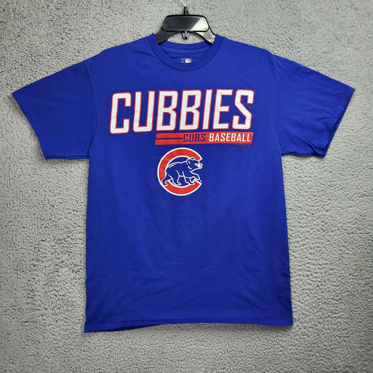 Chicago Cubs Shirt Mens Medium Blue Anthony Rizzo 44 MLB Baseball Cubbies