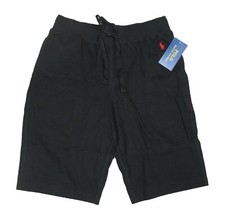 Polo Ralph Lauren Men's Black Waffle Knit Thermal Sleep Shorts