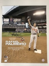 Rafael Palmeiro Signed Photo 16x20 Autograph Orioles 3000 Hit Baseball JSA COA
