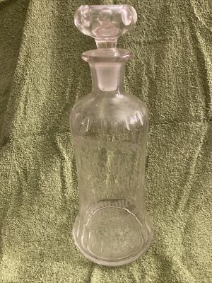 Antique Biddle's Satisfaction Bouquet Perfume Barber /Beauty Shop Bottle