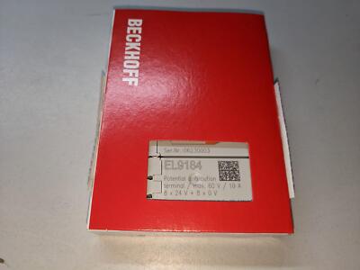 Beckhoff EL9184 Potenzialverteilungsklemme, 8 x 24 V DC, 8 x 0 V DC