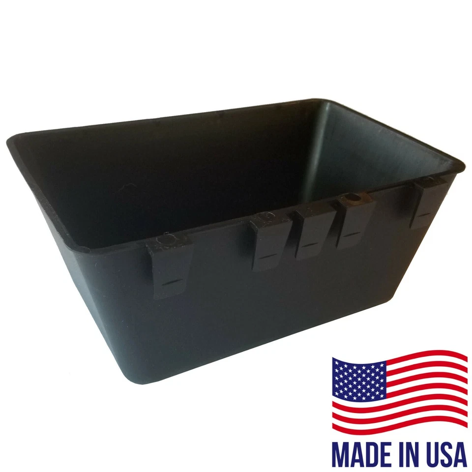 NO BREAK Pinnon Hatch Farms 6 Pack Black & 6 Pack White 1/2 Gallon Hanging Cage Cups