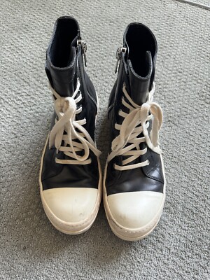 Rick Owens Ramones Leather High 42 | eBay
