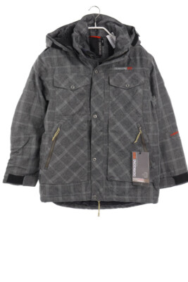 DIDRIKSONS 1913 Jacke Kapuze 158 Grau-Töne NEU #7952