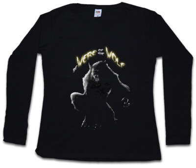 BE WERE OF THE WOLF DAMEN LANGARM T-SHIRT Werwolf Werewolf The Howling