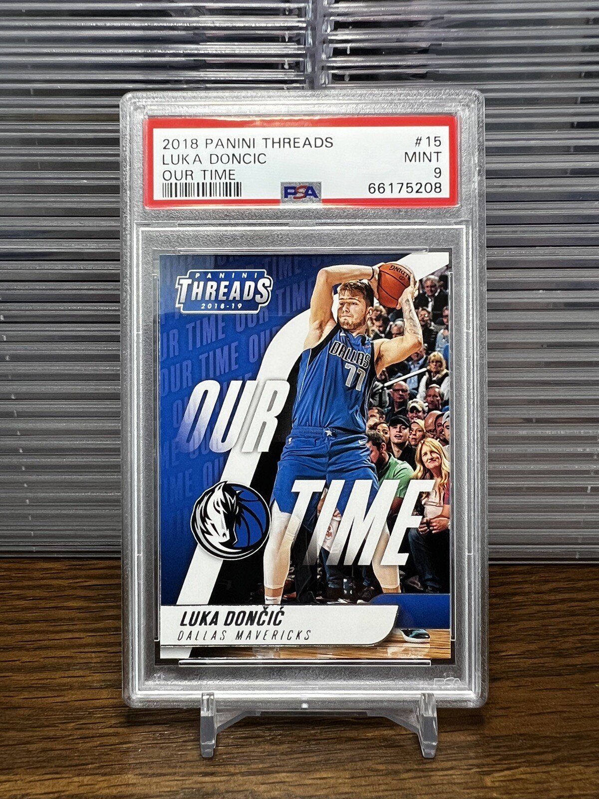 Luka Doncic 2018 Panini Threads Our Time #15 RC Rookie PSA 9 MINT