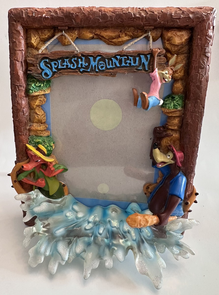 DISNEY Splash Mountain 5x7 4x6 Resin Picture Frame 3D Brer Rabbit