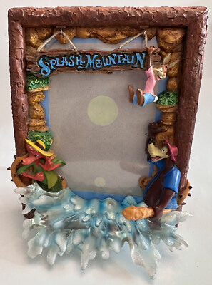 DISNEY Splash Mountain 5x7 4x6 Resin Picture Frame 3D Brer Rabbit
