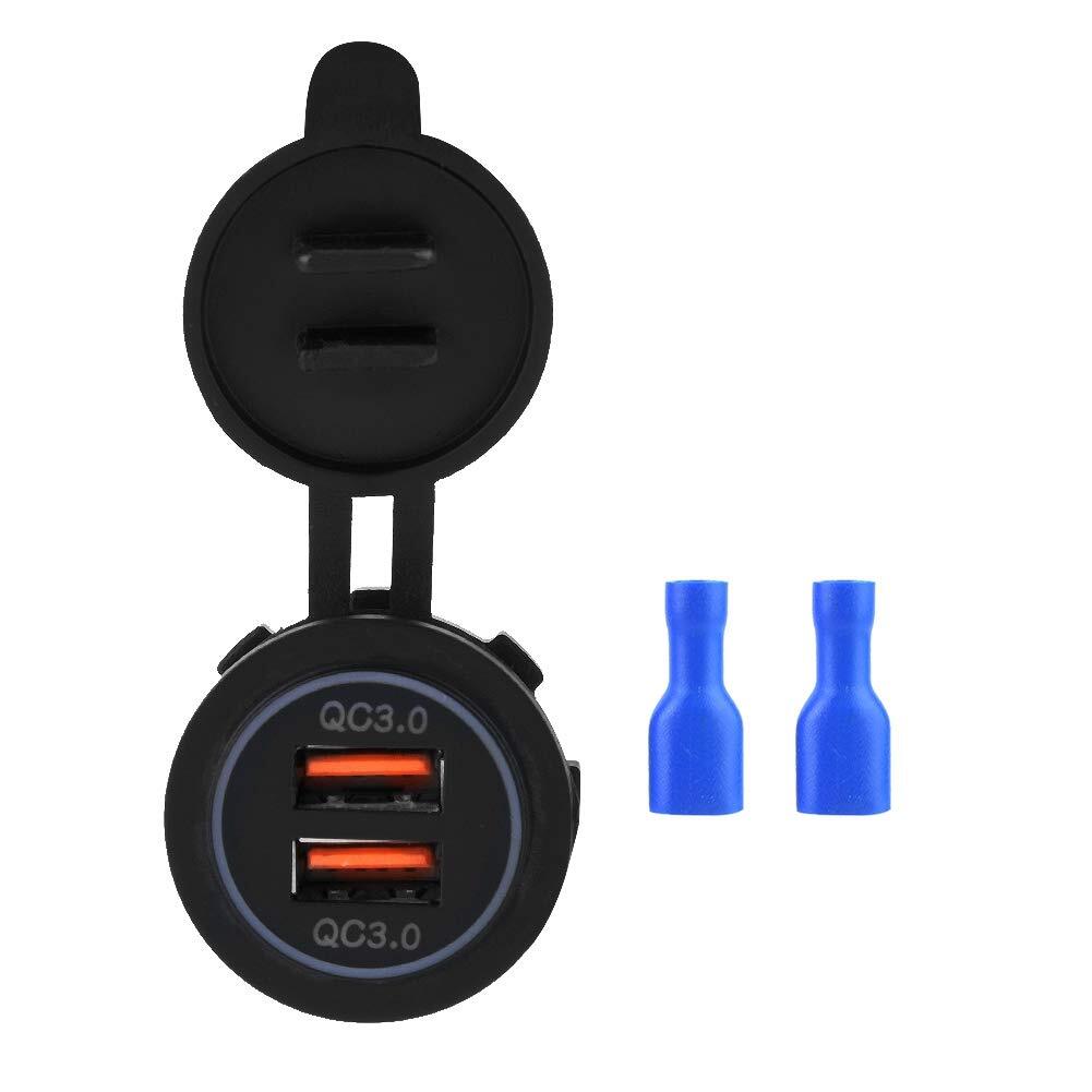Presa per accendisigari, presa per accendisigari per auto Doppia QC3.0 (O9o)