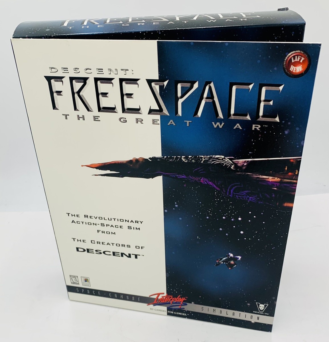 Descent FreeSpace - The Great War PC CD-ROM BIG BOX GAME with
