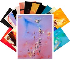 Postcard Pack (24 pcs) Vintage Psychedelic Comic Art by Richard M Powers CC1197