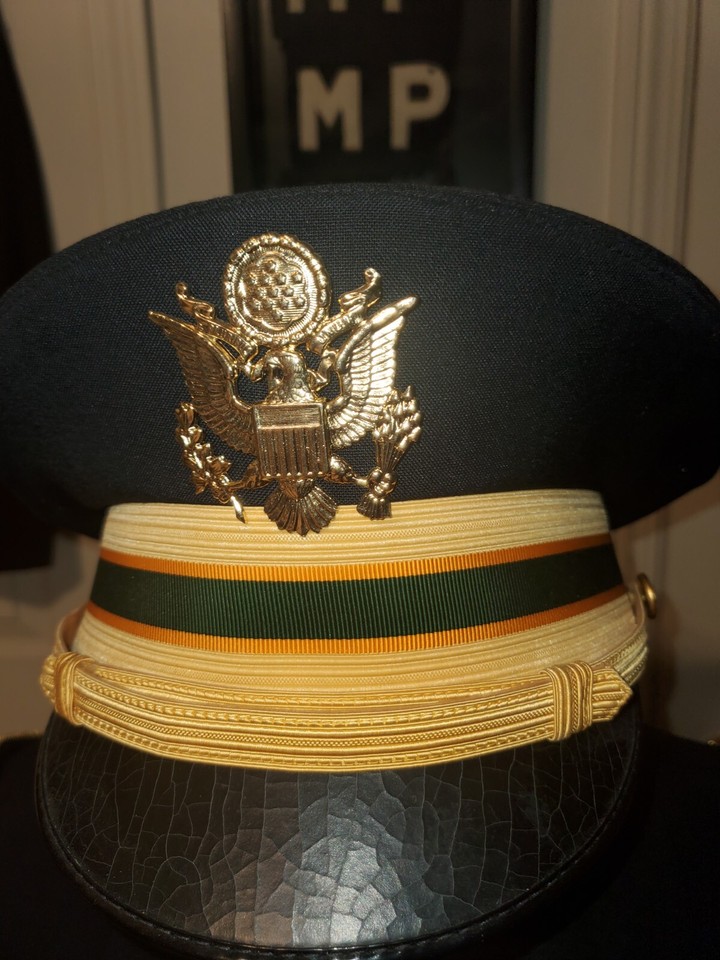 US Army Military Police Major's Dress Blue Uniform And Cap eBay