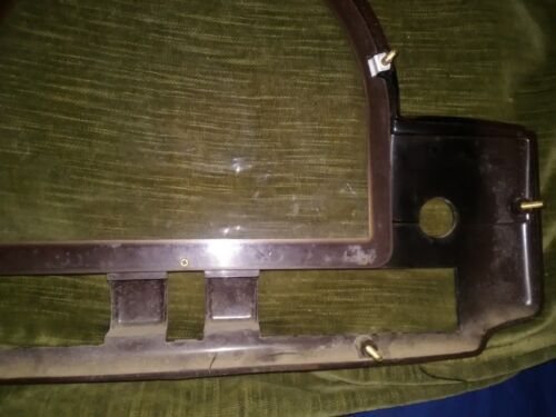 1940's Vintage Bakelite and Glass Radio Display Panel for DIY Steampunk Creation - Picture 6 of 12