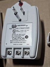 24 Volt 24vac 50va Mgt-2450 White Transformer Adapter For Cctv Alarm