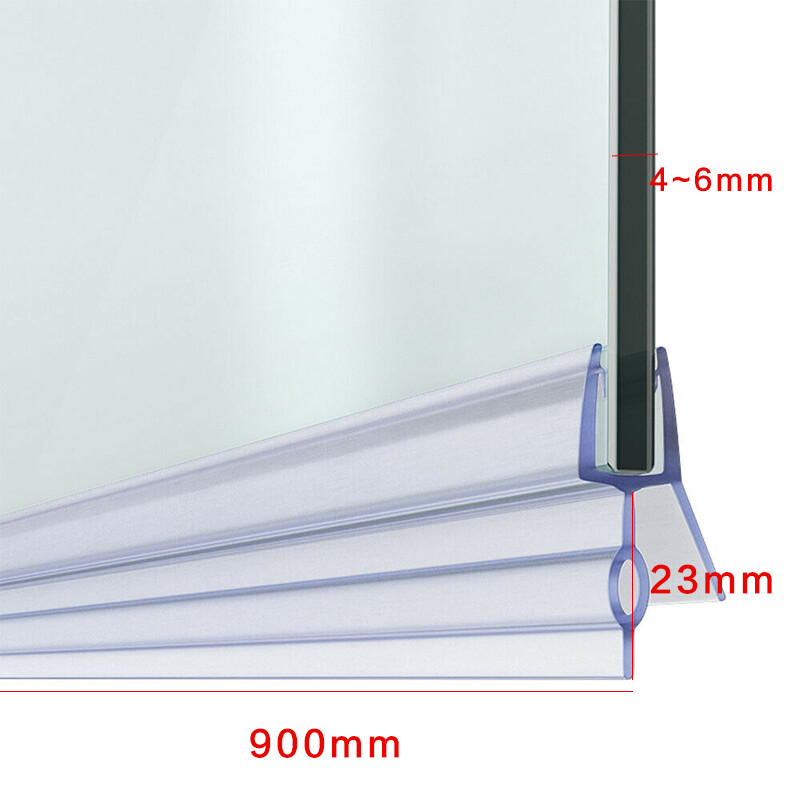 Bath Shower Screen Rubber Door Gap 430mm Seal Strip for Glass