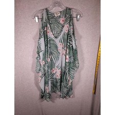 Show Me Your MuMu Top Womens Large Sheer Cover Up