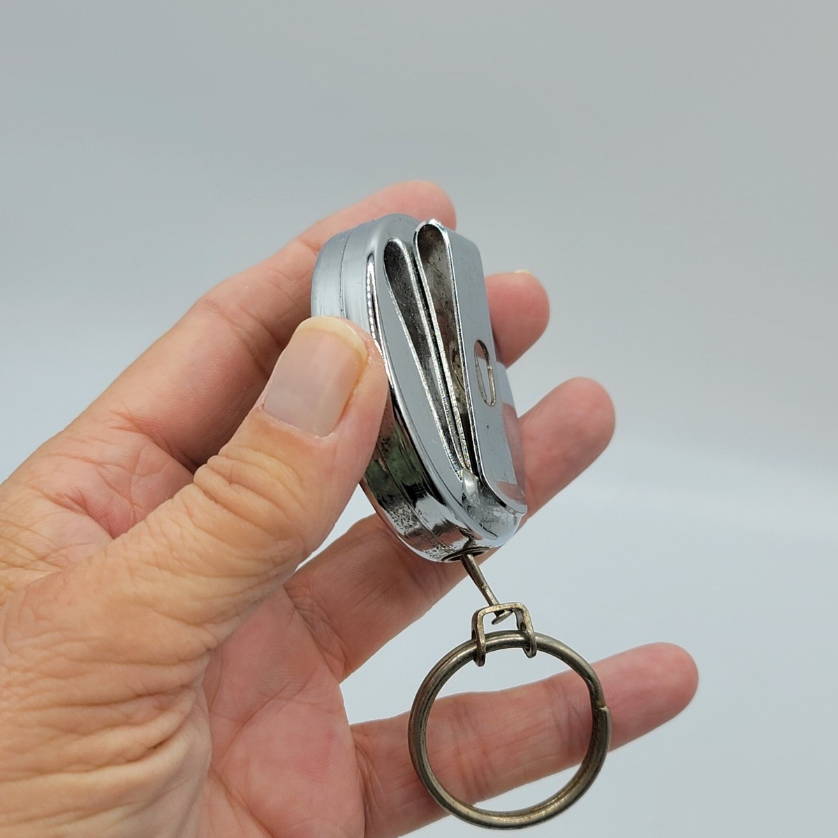 Vintage Pepe KEY-BAK Key Chain Keychain Retractable Advertising